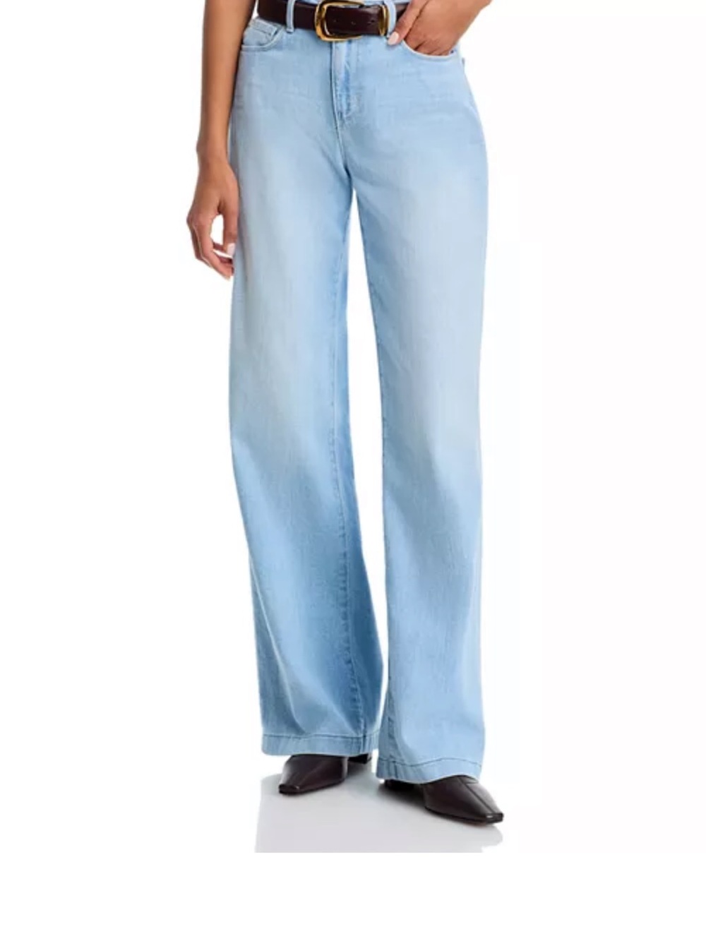 L'AGENCE Light Blue Wide Leg Jeans